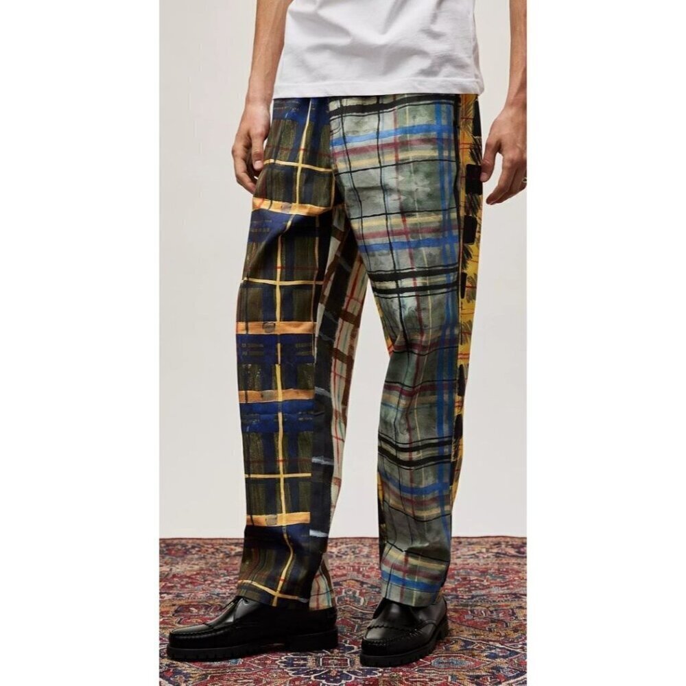 Market Men’s Air Troy Plaid Pant XL EUC